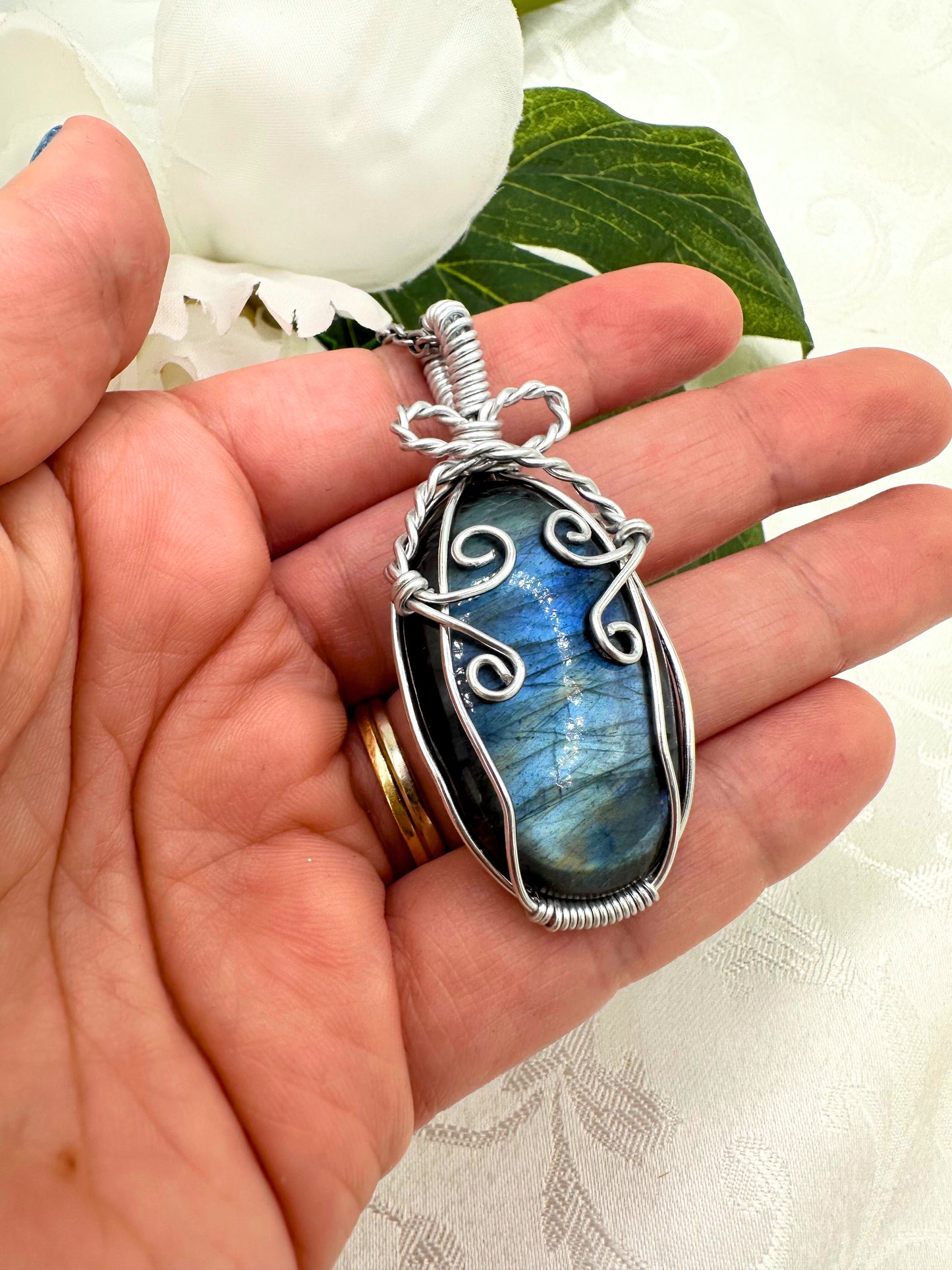 Collana Amuleto Labradorite