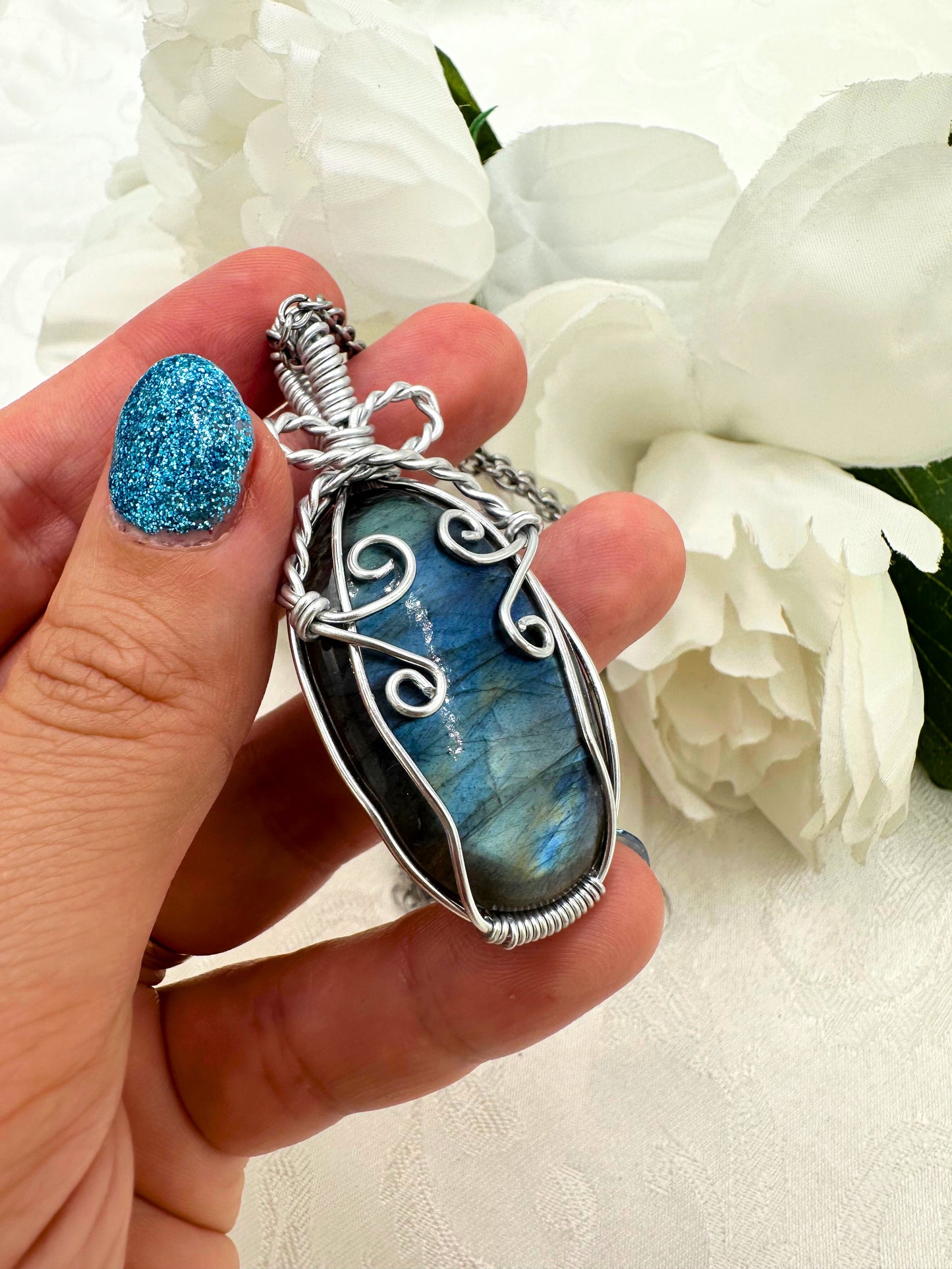 Collana Amuleto Labradorite