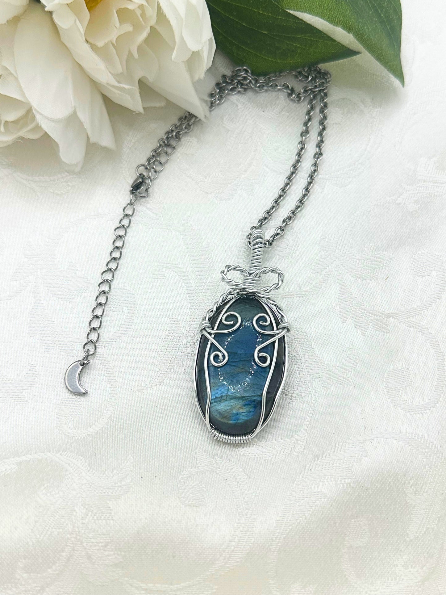 Collana Amuleto Labradorite