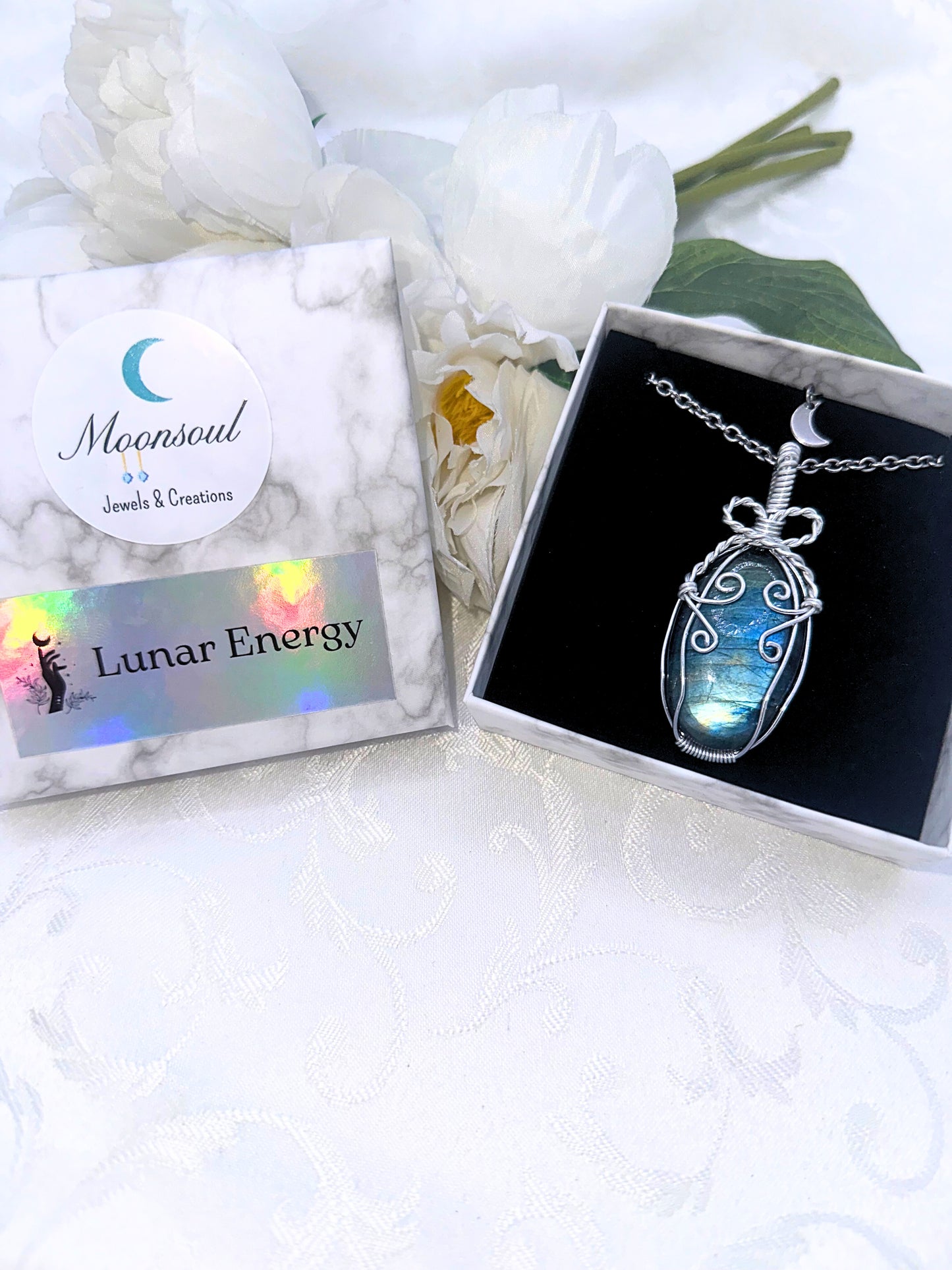 Collana Amuleto Labradorite