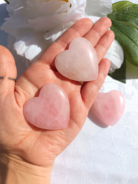 Palmstone Cuore Quarzo Rosa