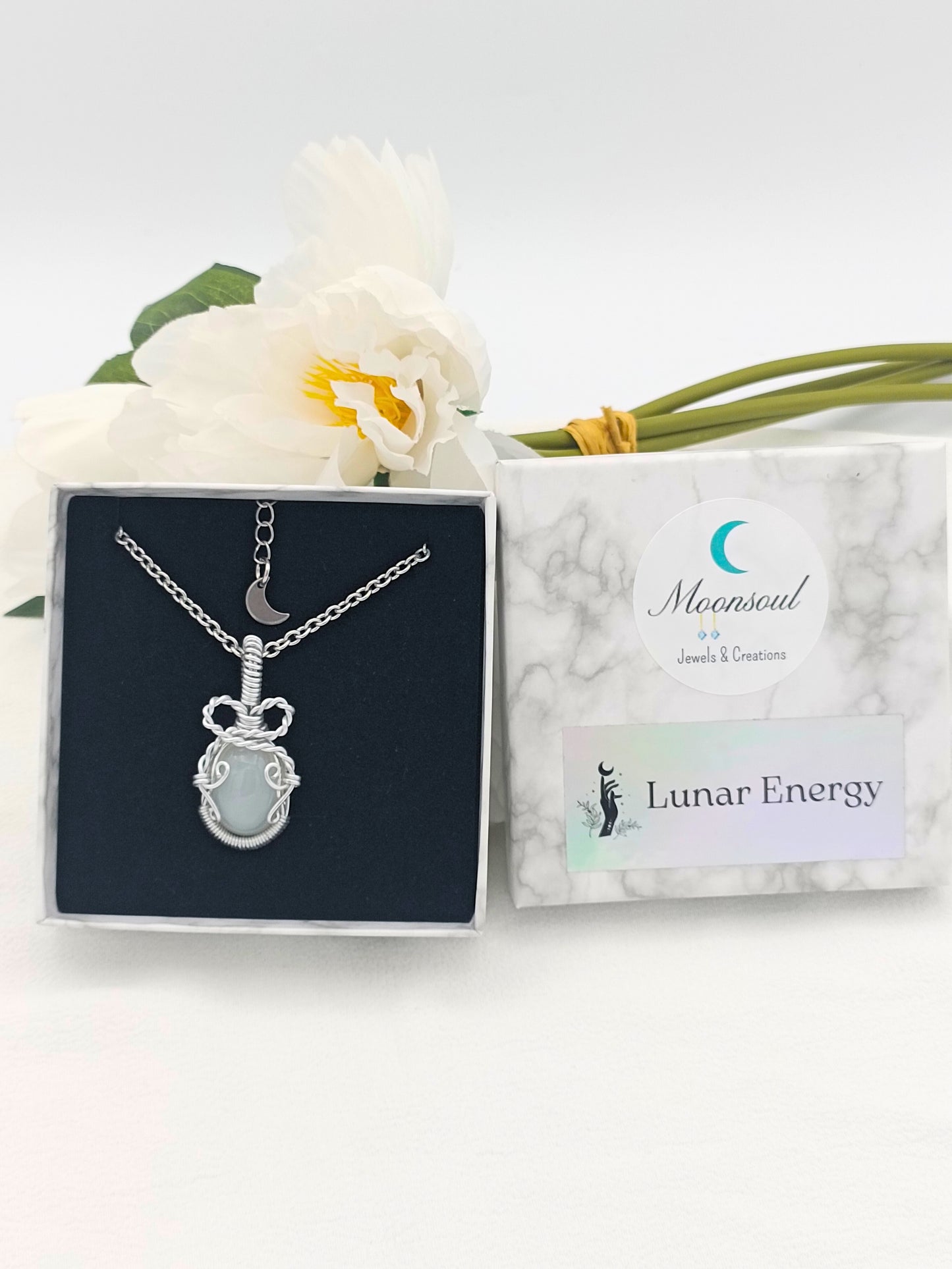 Collana Amuleto Lunare