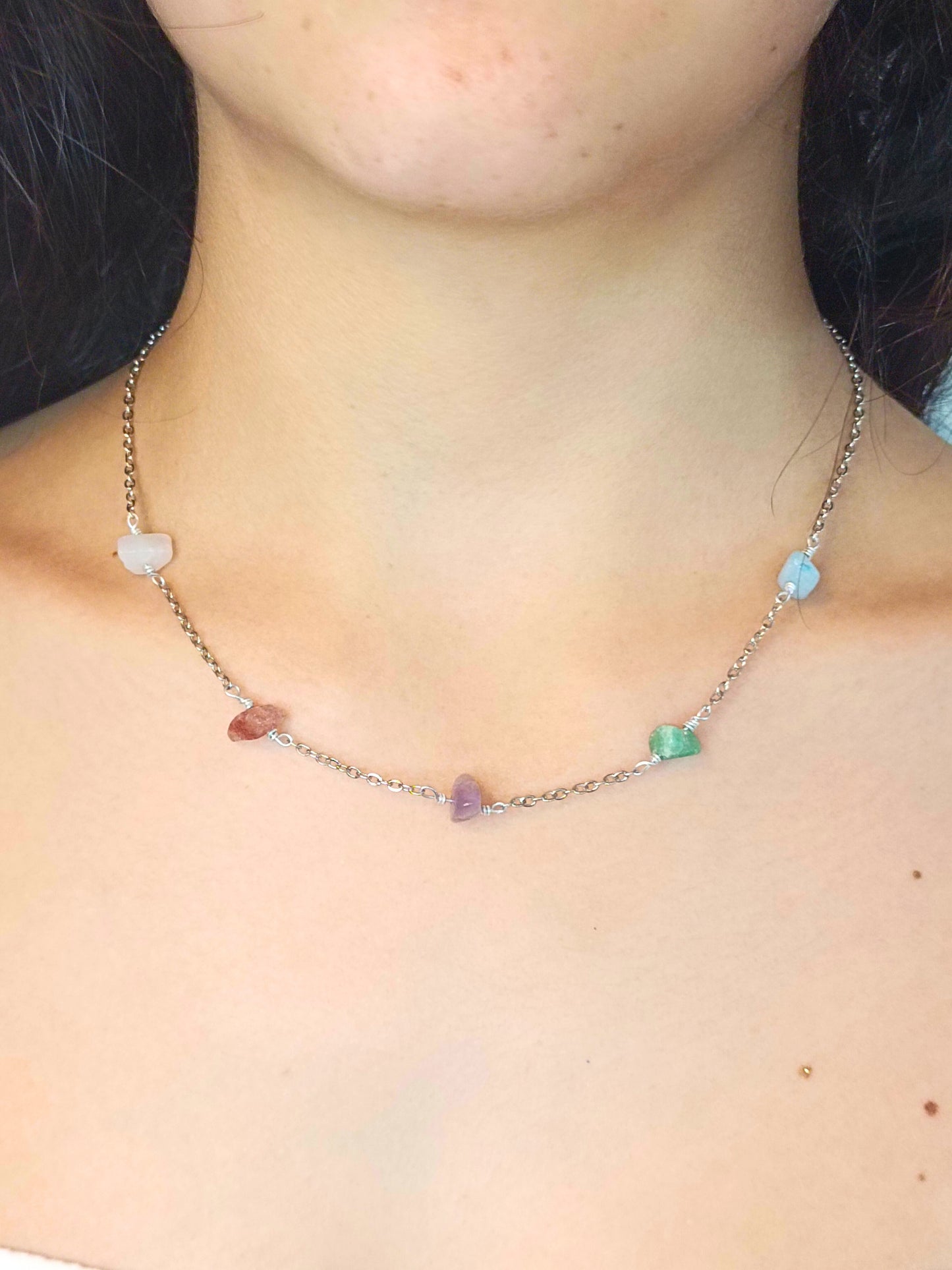 Collana Arcobaleno Argento